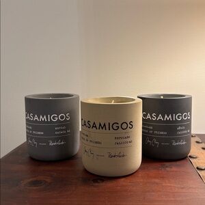 Concrete Casamigos tequila candles